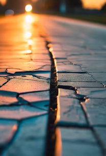 Cracked Pavement Cracked Pavement