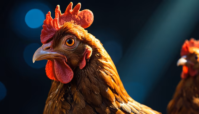 Chicken Close-Up