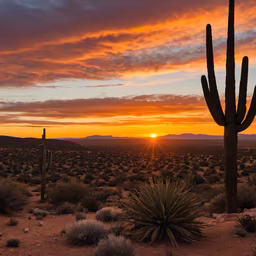Desert Sunset Desert Sunset