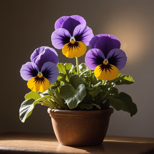 Pansies in Bloom
