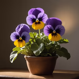 Pansies in Bloom Pansies in Bloom