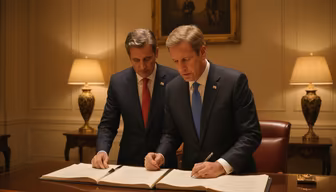Signing the Agreement Signing the Agreement