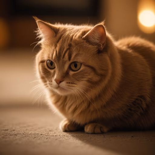 Ginger Cat Contemplation