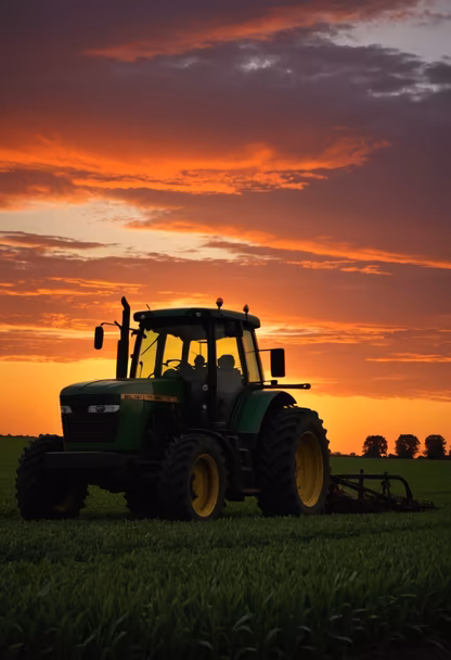 Sunset on the Farm Sunset on the Farm