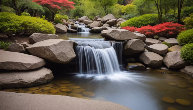 Serene Waterfall