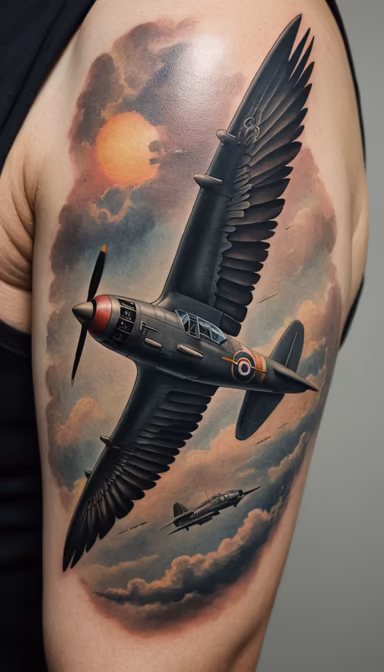 Hawker Hurricane Tattoo