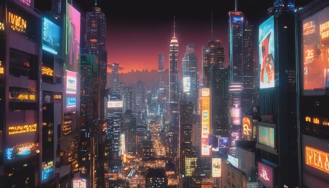 Cyberpunk Cityscape