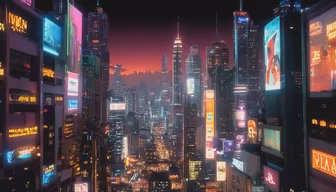 Cyberpunk Cityscape Cyberpunk Cityscape