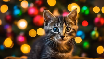 Christmas Kitten Christmas Kitten