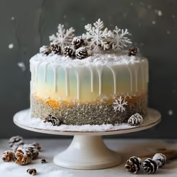 Winter Wonderland Cake Winter Wonderland Cake