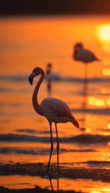 Flamingo Sunset Flamingo Sunset