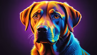 Colorful Canine