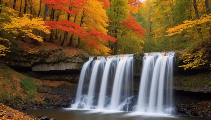 Autumn Cascade