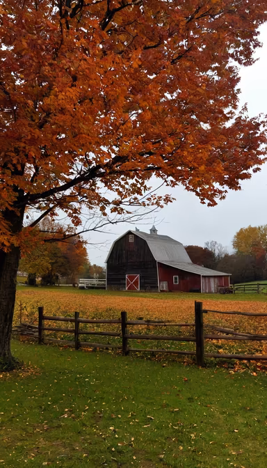 Autumn Barn