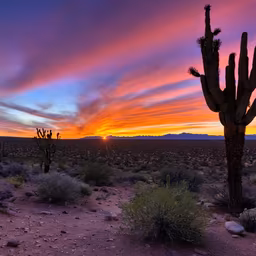 Desert Sunrise Desert Sunrise