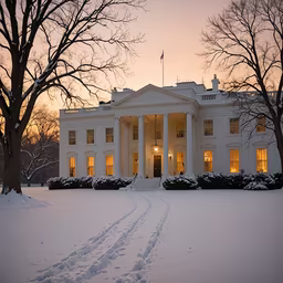 Winter at the White House Winter at the White House