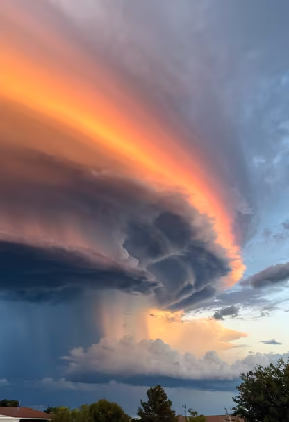 Stormy Sunset Stormy Sunset