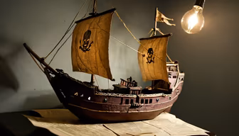 Pirate Ship Model Pirate Ship Model