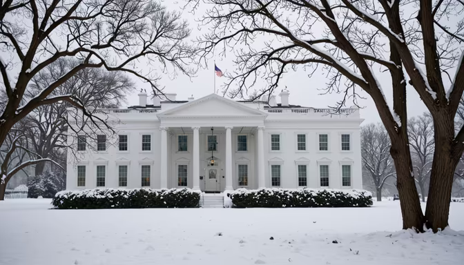 Winter at the White House