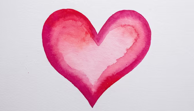 Watercolor Heart