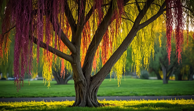 Colorful Weeping Willow