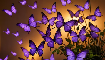 Flutter of Purple Flutter of Purple