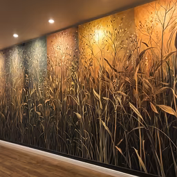 Wheat Field Wall