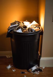 Overflowing Bin