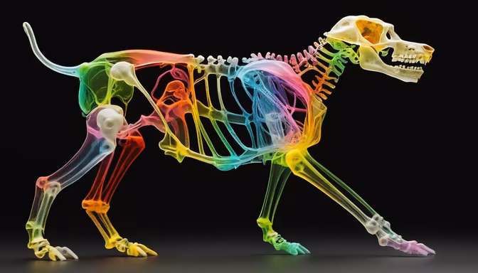 Rainbow Dog