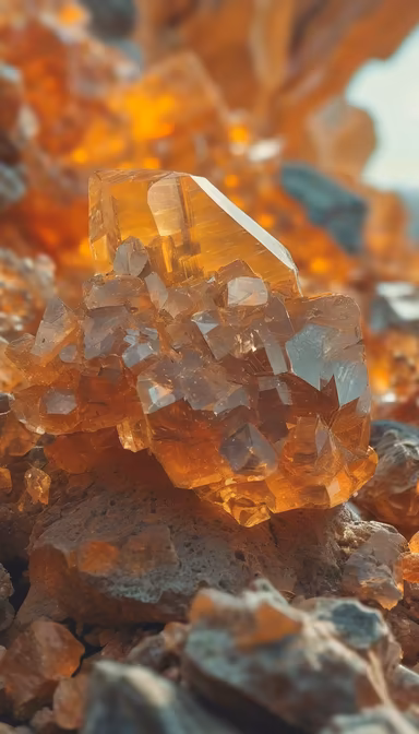 Citrine Cluster Citrine Cluster