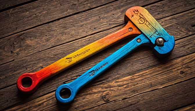 Colorful Wrenches