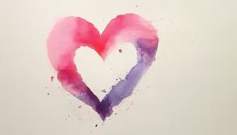 Watercolor Heart Watercolor Heart