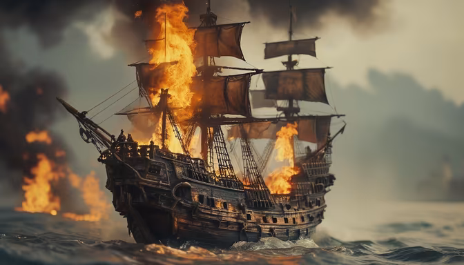 Inferno at Sea