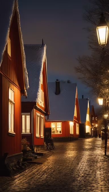 Winter Evening Charm Winter Evening Charm