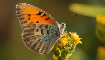 Butterfly on a Flower Butterfly on a Flower