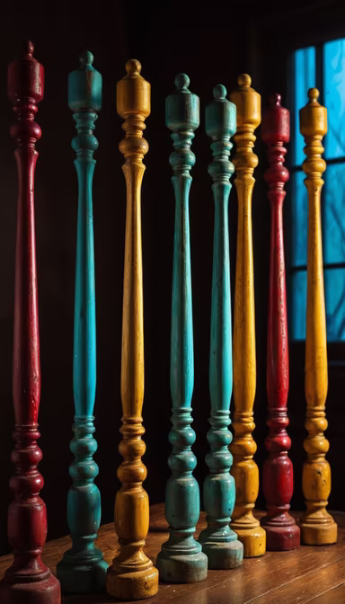 Colorful Spindles Colorful Spindles