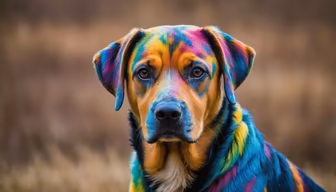Rainbow Dog Rainbow Dog