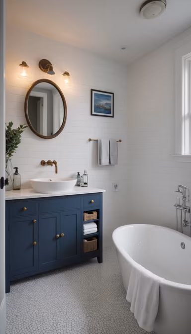 Coastal Bathroom Bliss Coastal Bathroom Bliss
