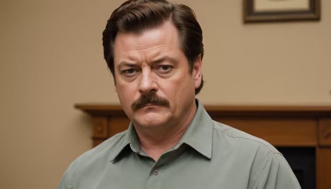 Ron Swanson's Stare