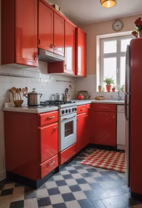 Retro Kitchen Charm Retro Kitchen Charm