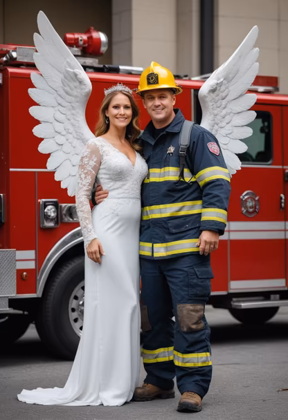 A Firefighter's Wedding A Firefighter's Wedding