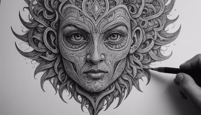 Intricate Portrait
