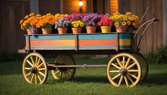 Floral Wagon Floral Wagon