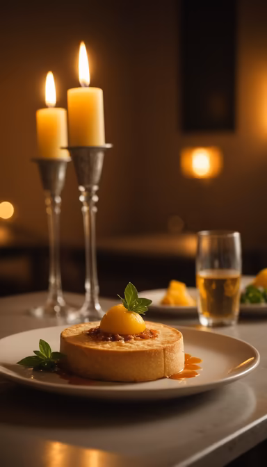 Candlelit Dessert