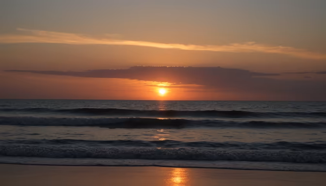 Golden Hour at the Beach