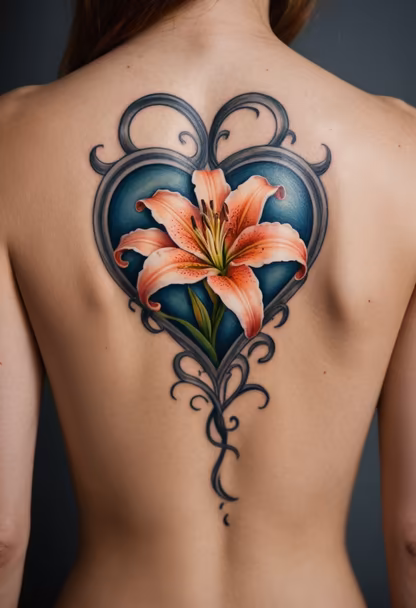 Floral Back Piece Floral Back Piece