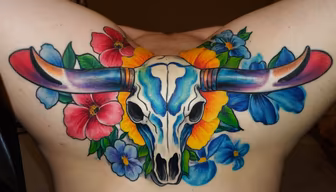 Floral Skull
