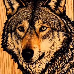 Wooden Wolf Wooden Wolf