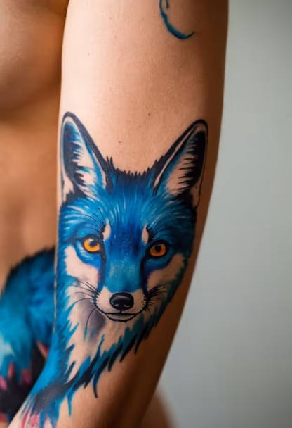 Blue Fox Tattoo Blue Fox Tattoo