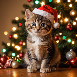 Christmas Kitten Christmas Kitten